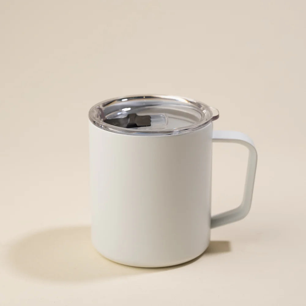 LAMOSE 12oz Ceramic Interior Insulated Coffee Mug