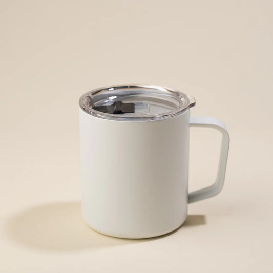 LAMOSE 12oz Ceramic Interior Insulated Coffee Mug