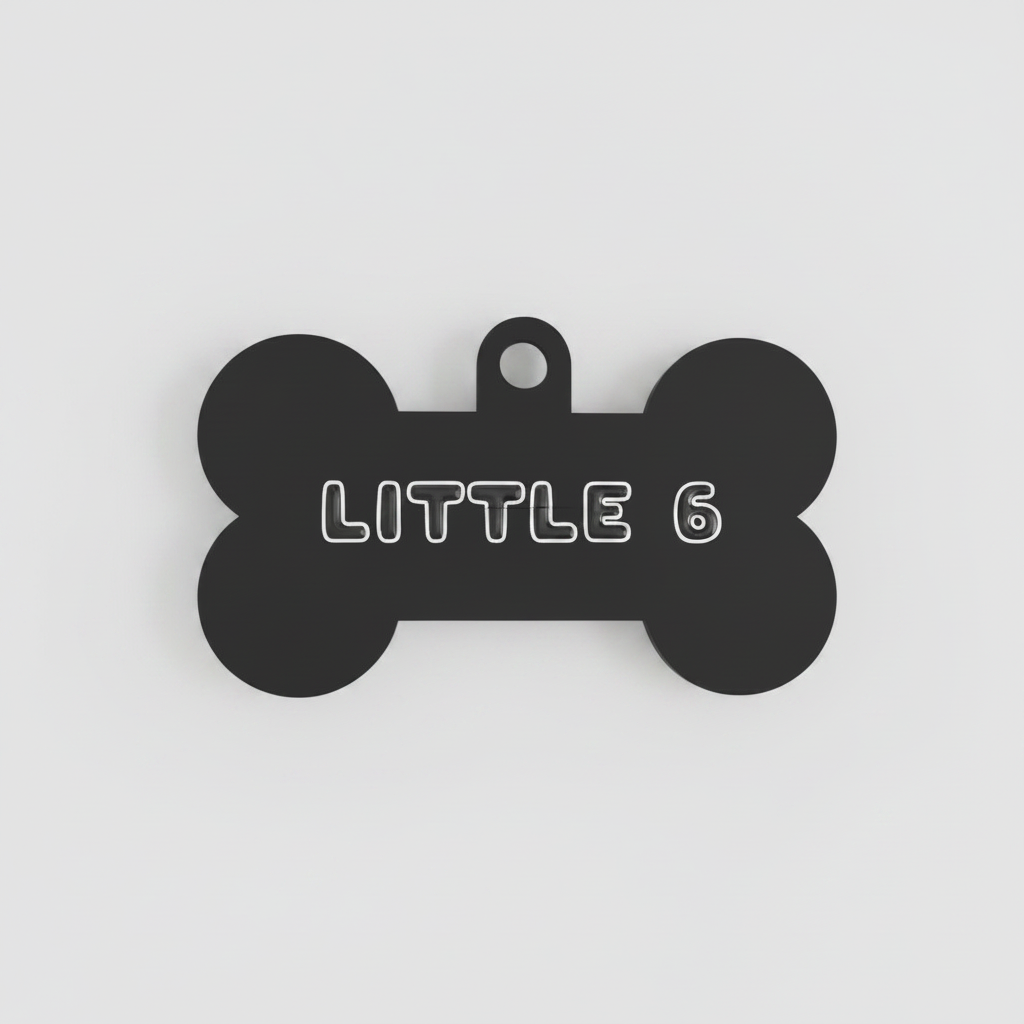 Little 6 Bone Name Tag - A Royal Bone, Bearing a Royal Name