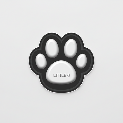 Little 6 Paw Clicker - A Tiny Paw for Restless Hands