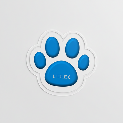 Little 6 Paw Clicker - A Tiny Paw for Restless Hands
