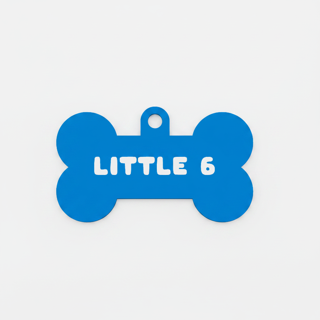 Little 6 Bone Name Tag - A Royal Bone, Bearing a Royal Name