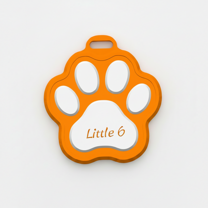 Little 6 NFC Paw Name Tag - The Royal Identification Decree