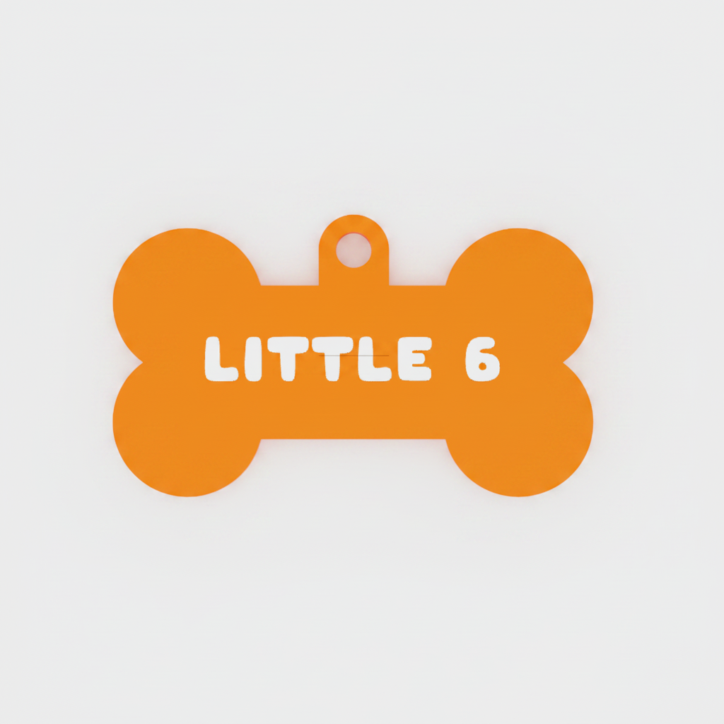 Little 6 Bone Name Tag - A Royal Bone, Bearing a Royal Name