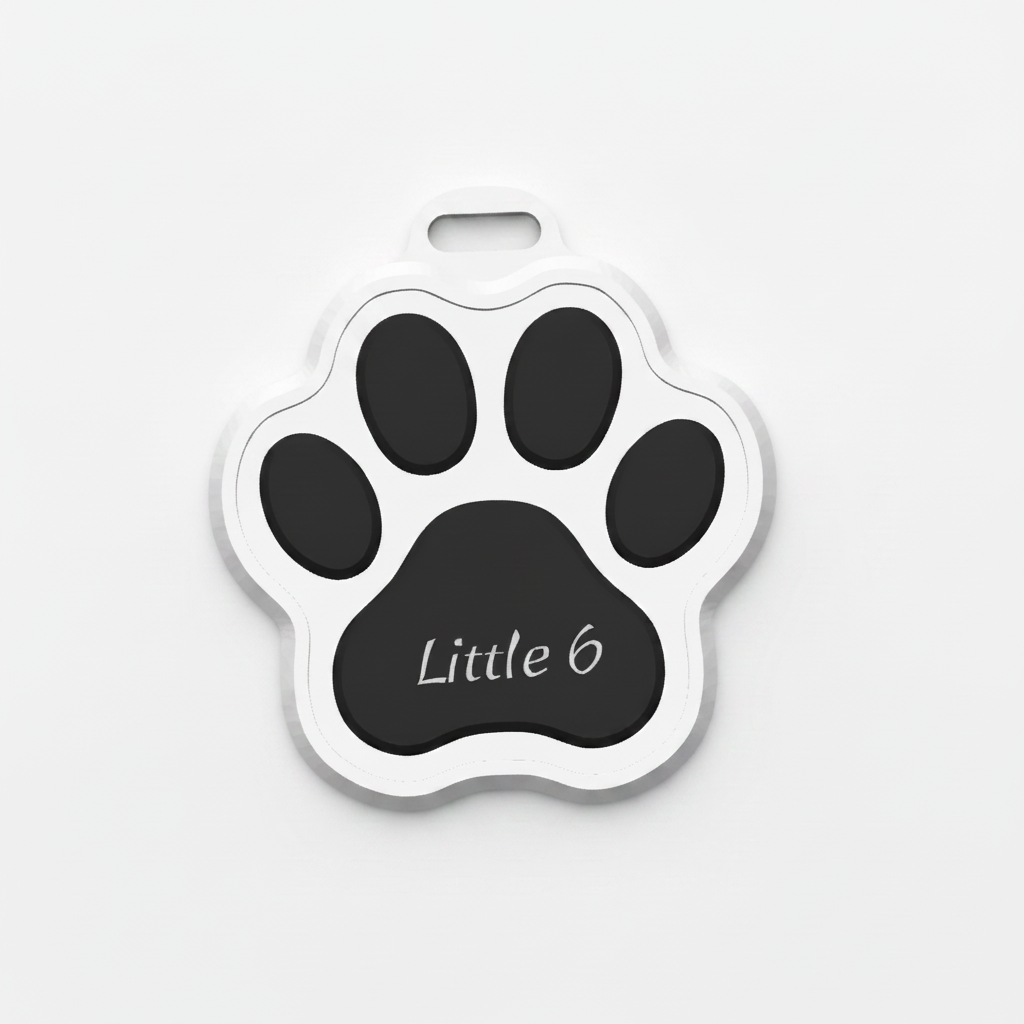 Little 6 NFC Paw Name Tag - The Royal Identification Decree